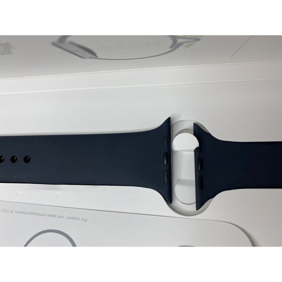 Apple Sport Band for Watch Series 7 - Midnight, Size M/L  (45mm) - Picture 11 of 16